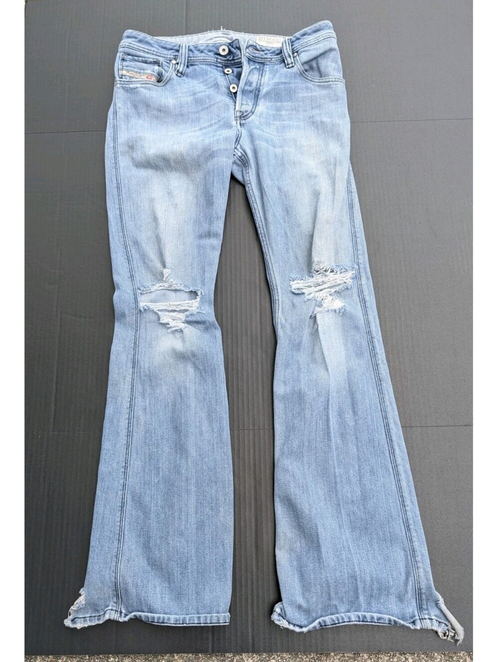 Vintage Diesel Zaf 72J Bootcut Jeans 29x32  *Distressed Y2K Archive Collectible